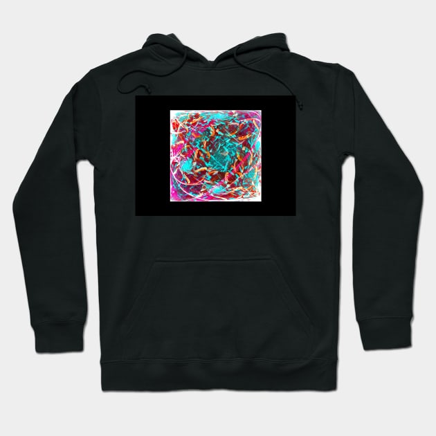 M.C. Escher meets Jackson Pollock  (UF0205) Hoodie by barrowda